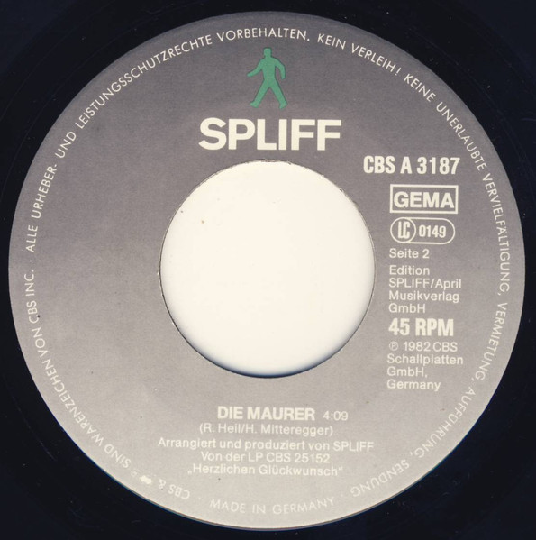 Cover zu Spliff - Herzlichen Glückwunsch! | 1983 | Vinyl | Electronic, Rock, Funk / Soul | Germany