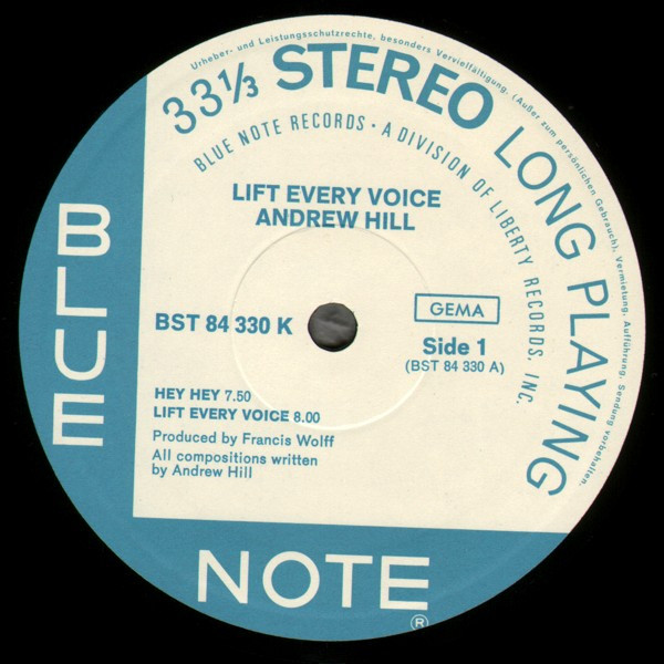 Cover zu Andrew Hill - Lift Every Voice | 1970 | Vinyl | Jazz | Germany Schallplatten Ankauf