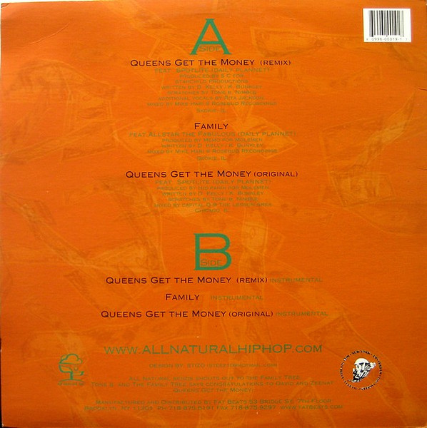 Cover zu All Natural - Queens Get The Money | 2002 | Vinyl | Hip Hop | US Schallplatten Ankauf