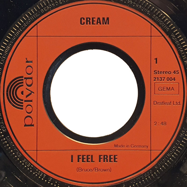 Cover zu Cream (2) - Die Grossen Vier | 1972 | Vinyl, 7