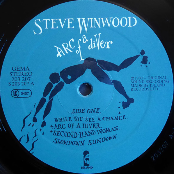 Cover zu Steve Winwood - Arc Of A Diver | 1980 | Vinyl | Rock, Pop | Germany