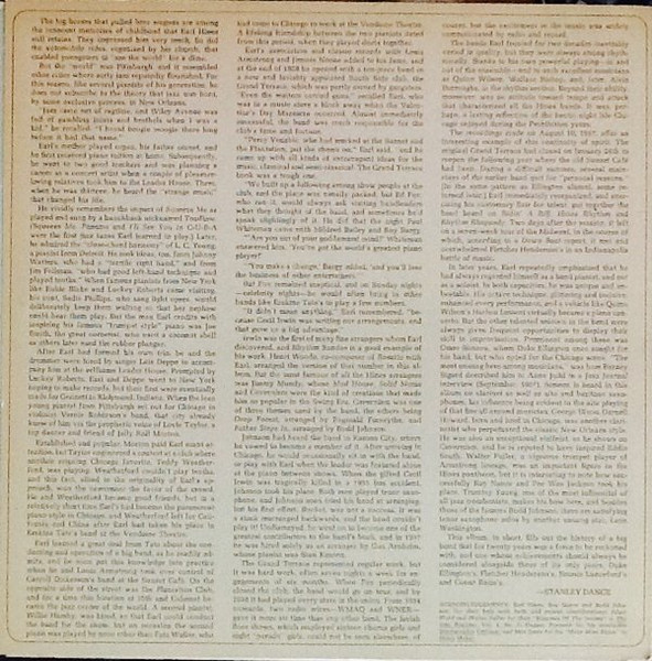 Cover zu Earl Hines And His Orchestra - Hines Rhythm | Vinyl | Jazz | US