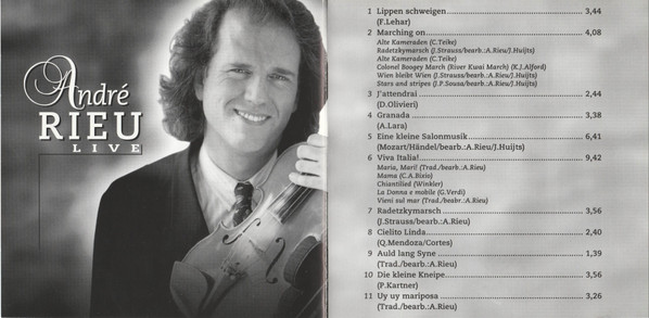 Cover zu André Rieu - Live | 1999 | Vinyl | Classical | Europe