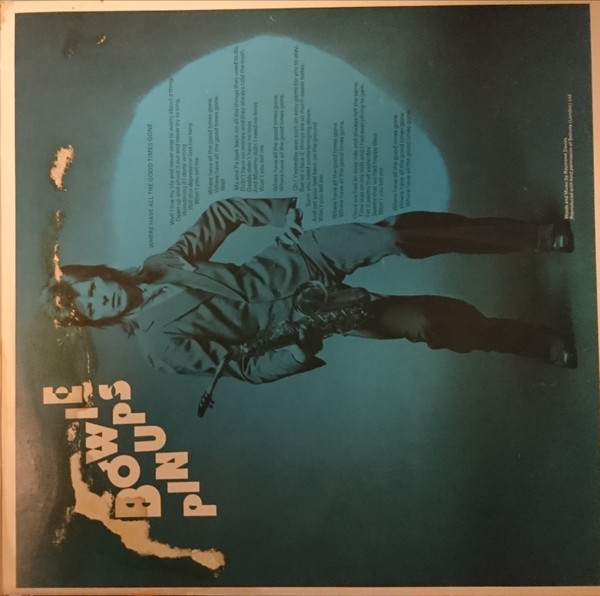 Cover zu David Bowie - Pinups | 1973 | Vinyl, LP, Album, Misprint, Stereo | Rock | Germany Schallplatten Ankauf