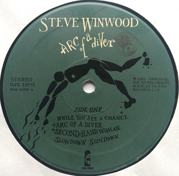 Cover zu Steve Winwood - Arc Of A Diver | 1980 | Vinyl | Rock | Italy Schallplatten Ankauf