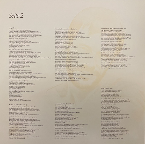 Cover zu Reinhard Mey - Hergestellt In Berlin | 1985 | Vinyl | Folk, World, & Country | Germany