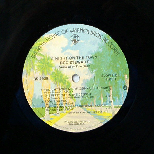 Cover zu Rod Stewart - A Night On The Town | 1976 | Vinyl | Rock, Pop | US Schallplatten Ankauf