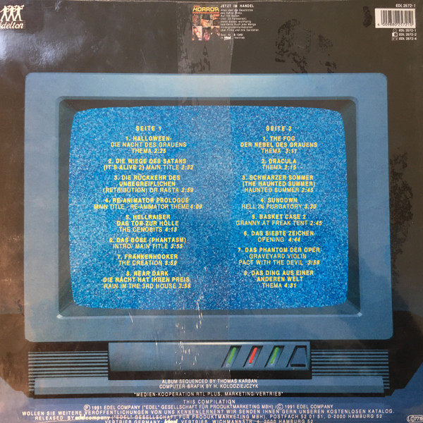 Cover zu Thomas Karban - Horrorvisions | 1991 | Vinyl | Electronic | Germany Schallplatten Ankauf
