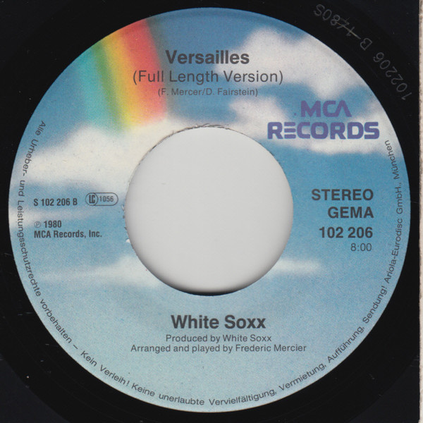 Cover zu White Soxx - Versailles | 1980 | Vinyl | Electronic | Germany