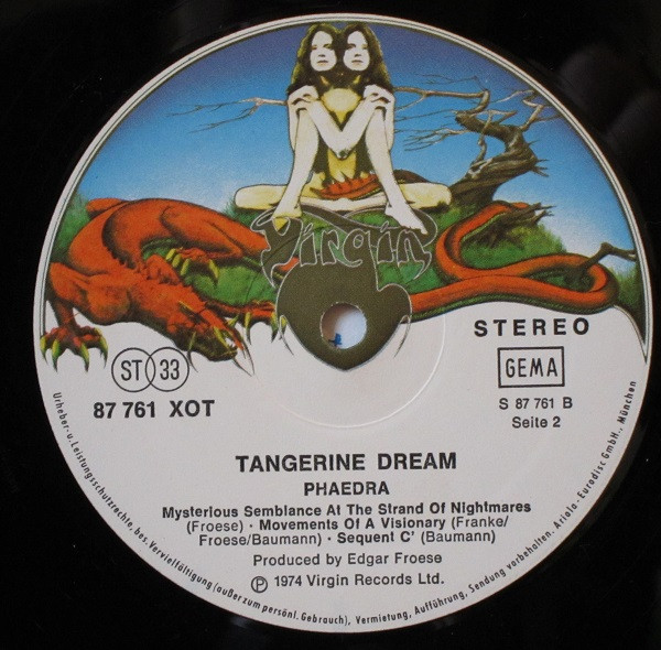 Cover zu Tangerine Dream - Phaedra | 1975 | Vinyl | Electronic | Germany