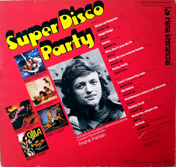 Cover zu Various - Super Disco Party | 1978 | Vinyl | Funk / Soul, Pop | Germany Schallplatten Ankauf