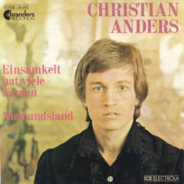 Cover zu Christian Anders - Einsamkeit Hat Viele Namen | 1974 | Vinyl | Pop | Germany