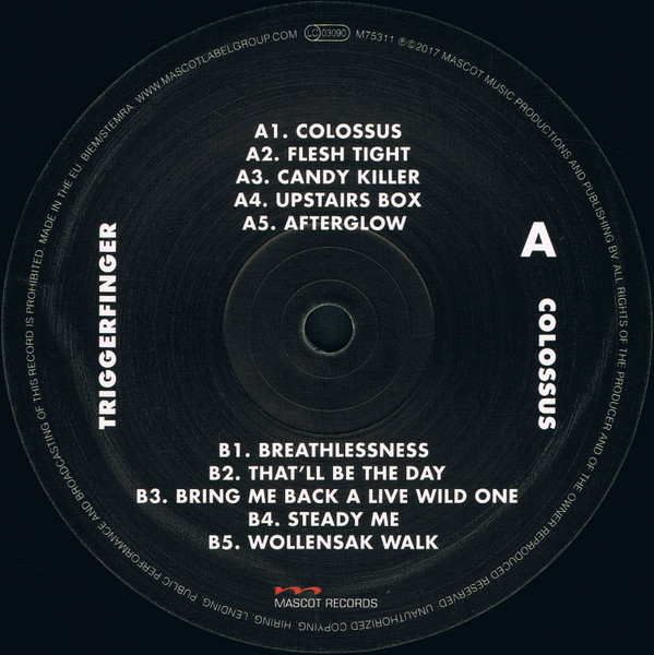 Cover zu Triggerfinger - Colossus | 2017 | Vinyl | Rock | Europe