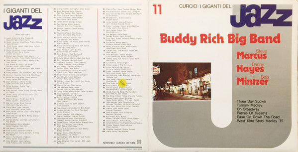 Cover zu Buddy Rich Big Band, Steve Marcus, Danny Hayes, Bob Mintzer - I Giganti Del Jazz Vol. 11 | 1980 | Vinyl | Jazz | Italy