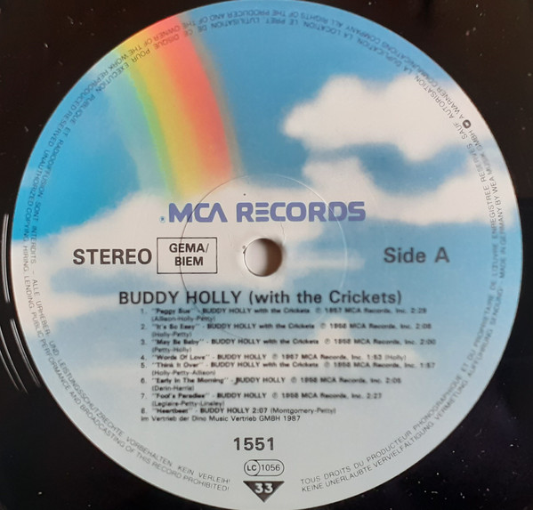 Cover zu Buddy Holly - The Legend Lives - His Greatest Songs | 1987 | Vinyl | Rock | Germany Schallplatten Ankauf