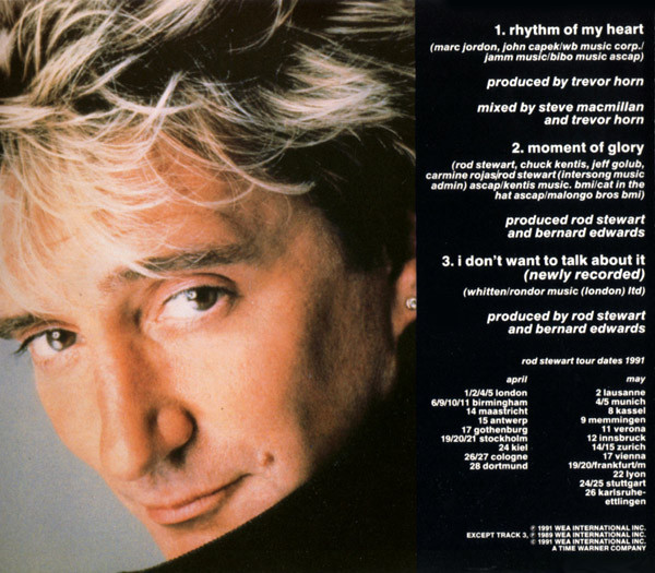 Cover zu Rod Stewart - Rhythm Of My Heart | 1991 | Vinyl | Rock, Pop | Europe