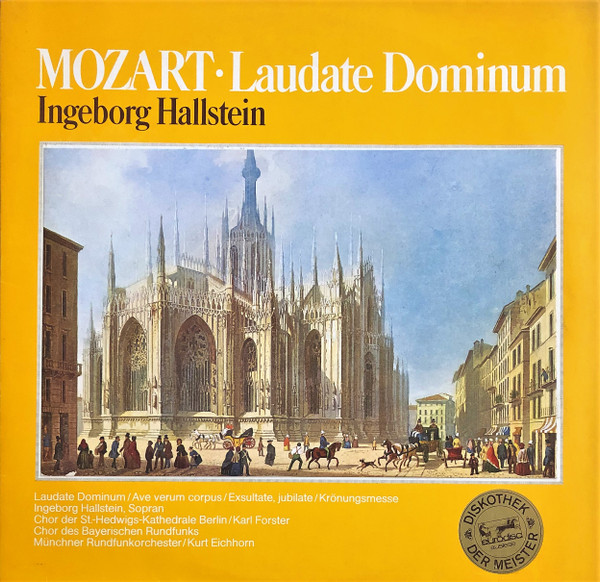 Cover zu Wolfgang Amadeus Mozart / Ingeborg Hallstein - Laudate Dominum | 1975 | Vinyl | Classical | Germany