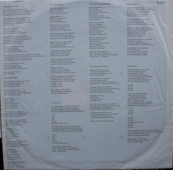 Cover zu The Black Velvet Band - When Justice Came | 1989 | Vinyl | Rock | Europe Schallplatten Ankauf