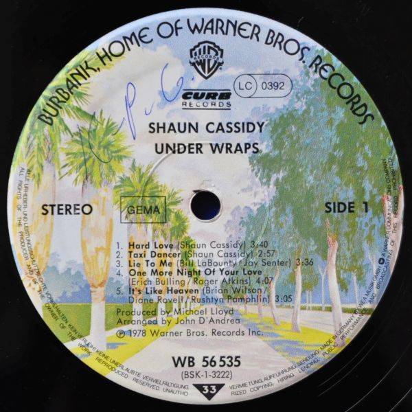 Cover zu Shaun Cassidy - Under Wraps | 1978 | Vinyl | Rock | Germany
