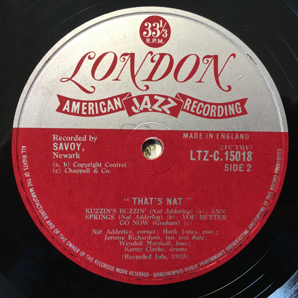 Cover zu Nat Adderley -