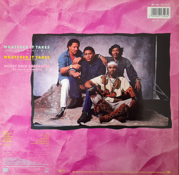 Cover zu The Neville Brothers - Whatever It Takes | 1987 | Vinyl | Hip Hop, Rock, Funk / Soul | Europe