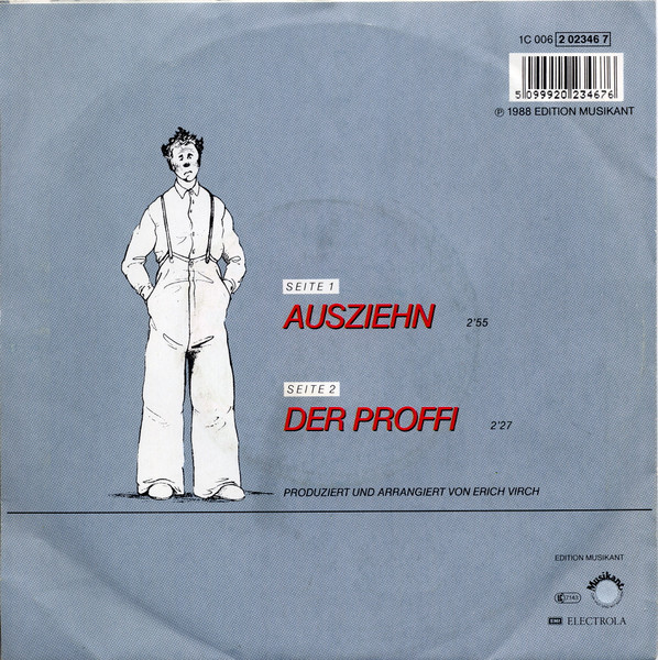 Cover zu Willi Drickes - Ausziehn | 1988 | Vinyl | Pop | Germany