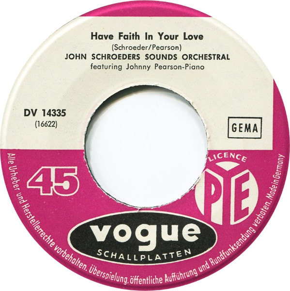Cover zu Sounds Orchestral - Have Faith In Your Love | Vinyl | Pop | Germany Schallplatten Ankauf