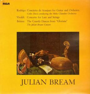 Bild Julian Bream, Joaquín Rodrigo, Benjamin Britten, Antonio Vivaldi – Concierto De Aranjuez / Courtly Dances / Lautenkonzert | 1980 | Vinyl | Classical | Germany Schallplatten Ankauf