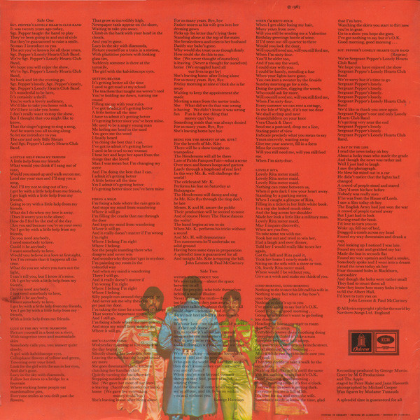 Cover zu The Beatles - Sgt. Pepper's Lonely Hearts Club Band | 1967 | Vinyl, LP, Album | Rock | Germany Schallplatten Ankauf