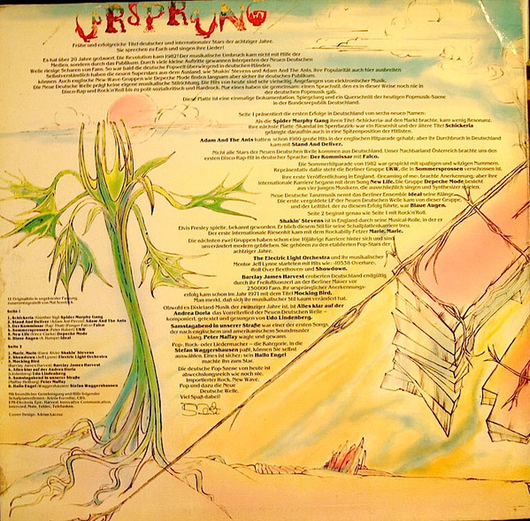Cover zu Various - Ursprung | 1982 | Vinyl | Electronic, Rock, Pop | Germany Schallplatten Ankauf