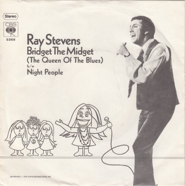 Cover zu Ray Stevens - Bridget The Midget (The Queen Of The Blues) | 1971 | Vinyl | Rock | Germany Schallplatten Ankauf