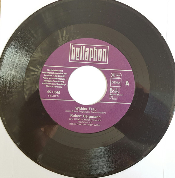 Cover zu Robert Bergmann, Irmentraud Seyfert - Widder Mann und Frau 21.3.-20.4. | 1978 | Vinyl | Electronic, Non-Music, Pop | Germany Schallplatten Ankauf