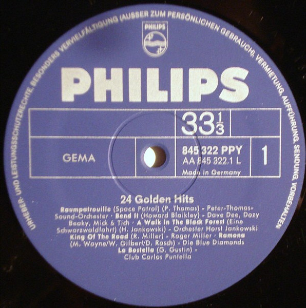 Cover zu Various - 24 Golden Hits | Vinyl | Jazz, Rock, Pop, Stage & Screen | Germany