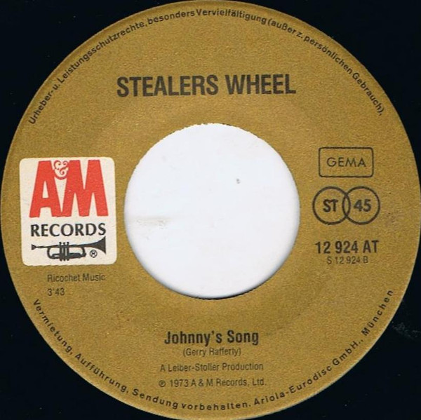 Cover zu Stealers Wheel - Everything'll Turn Out Fine / Johnny's Song | 1973 | Vinyl | Rock | Germany