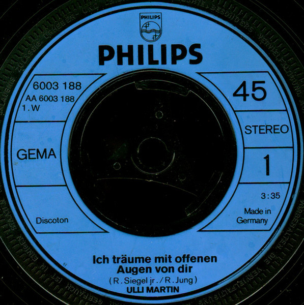 Cover zu Ulli Martin - Ich Träume Mit Offenen Augen Von Dir | 1972 | Vinyl | Pop | Germany Schallplatten Ankauf