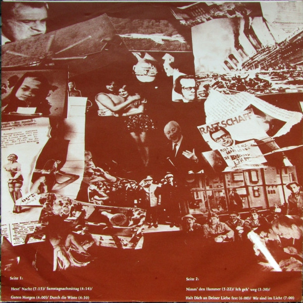 Cover zu Ton Steine Scherben - Wenn Die Nacht Am Tiefsten... | Vinyl, LP, Album, Reissue | Rock | Germany