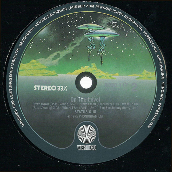 Cover zu Status Quo - On The Level | 1975 | Vinyl | Rock | Germany
