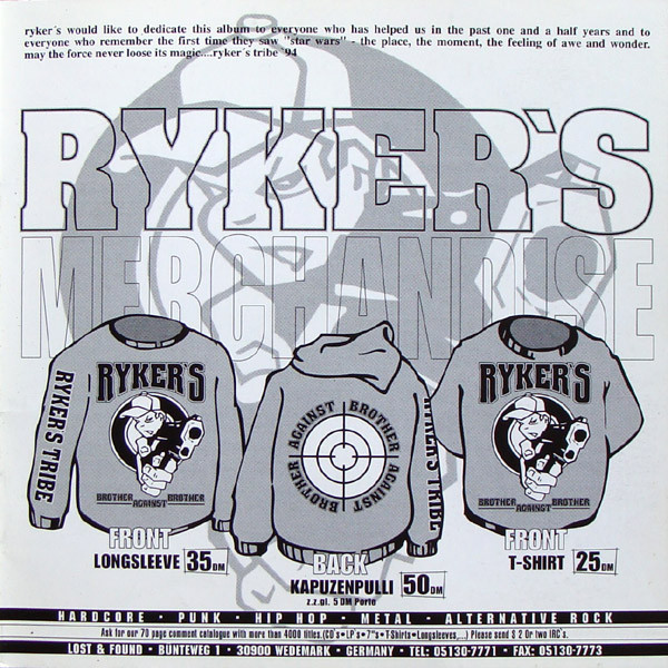 Cover zu Ryker's - Brother Against Brother | 1994 | CD, Album | Rock | Germany