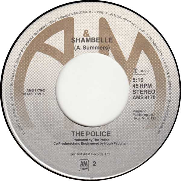 Cover zu The Police - Every Little Thing She Does Is Magic | 1981 | Vinyl | Rock | Europe