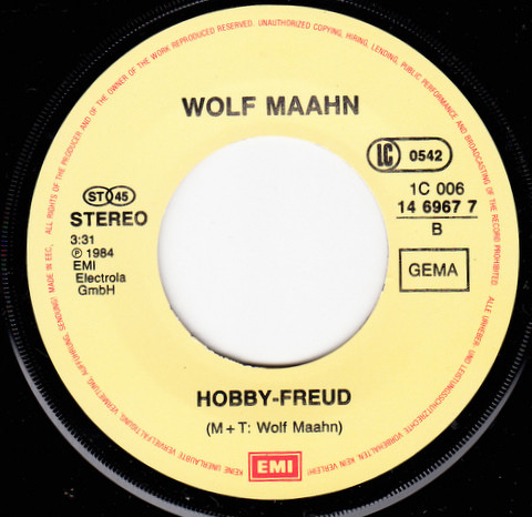 Cover zu Wolf Maahn - Fieber | 1984 | Vinyl | Rock, Pop | Germany Schallplatten Ankauf