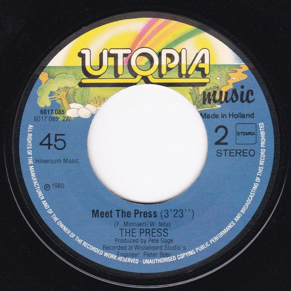 Cover zu The Press (3) - I'm Gonna Shoot The Deejay | 1980 | Vinyl | Rock, Reggae | Netherlands