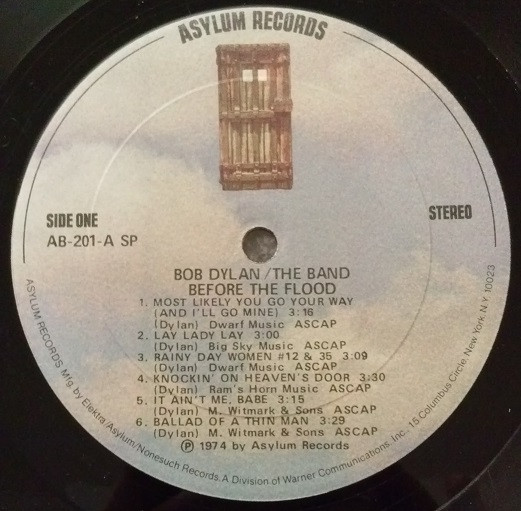 Cover zu Bob Dylan / The Band - Before The Flood | 1974 | Vinyl, LP, Album | Rock | US