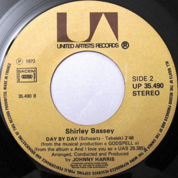 Cover zu Shirley Bassey - Never, Never, Never | 1972 | Vinyl | Pop | France