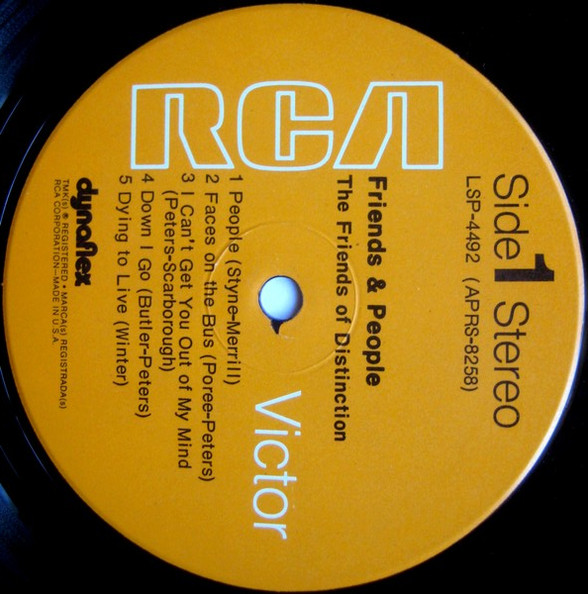 Cover zu The Friends Of Distinction - Friends & People | 1971 | Vinyl | Funk / Soul | US Schallplatten Ankauf