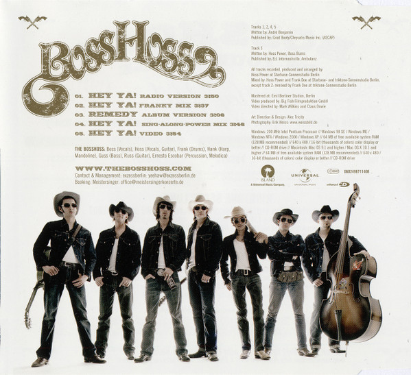 Cover zu The BossHoss - Hey Ya! | 2005 | Vinyl | Folk, World, & Country | Europe