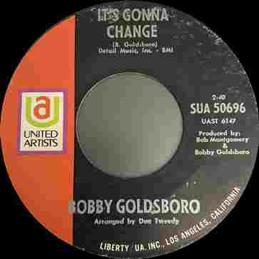 Cover zu Bobby Goldsboro - It's Gonna Change | 1970 | Vinyl | Rock | US Schallplatten Ankauf