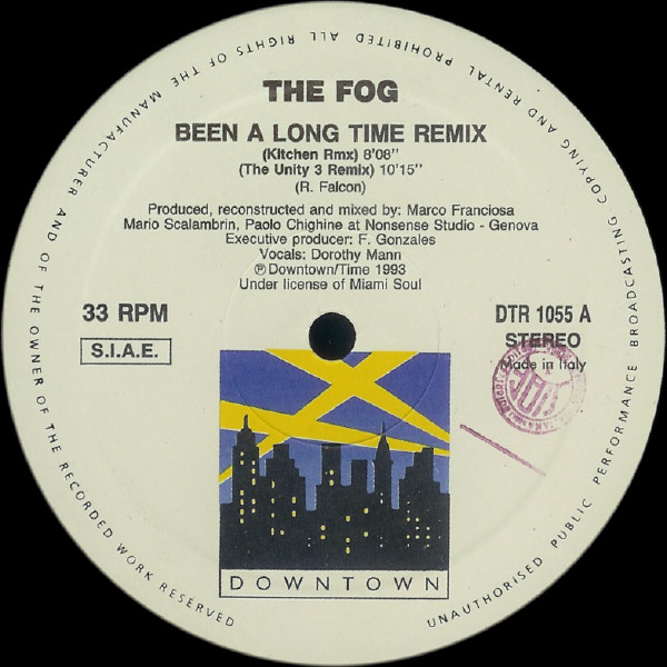 Cover zu The Fog - Been A Long Time (Remix) | 1993 | Vinyl | Electronic | Italy Schallplatten Ankauf