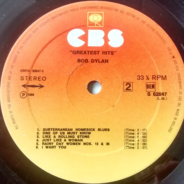 Cover zu Bob Dylan - Greatest Hits | Vinyl | Rock, Folk, World, & Country | Europe