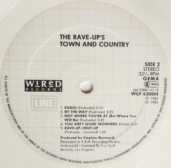Cover zu The Rave-Ups - Town + Country | 1985 | Vinyl | Rock, Folk, World, & Country | Germany