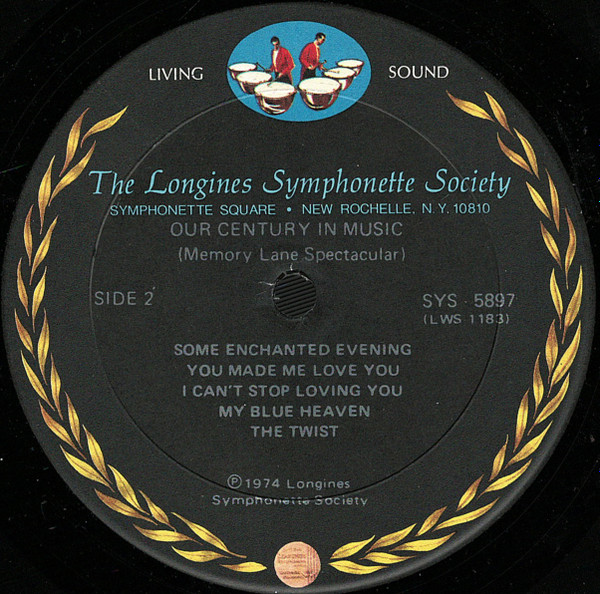 Cover zu The Longines Symphonette - Memory Lane Spectacular | 1974 | Vinyl | Jazz | US